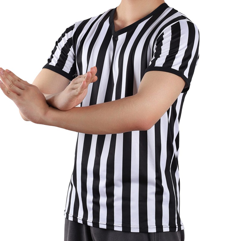 Volleyball Basketball Referee Uniform T-shirt Quick Drying Top_voghion.com